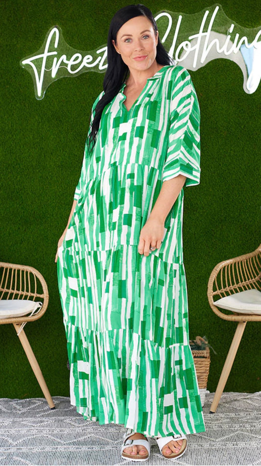Asha Maxi Dress - Emerald