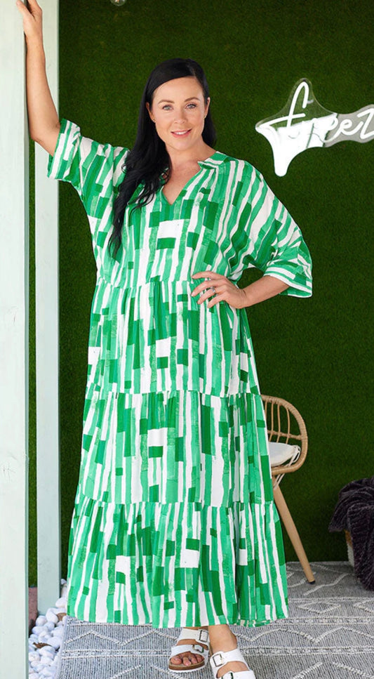 Asha Maxi Dress - Emerald