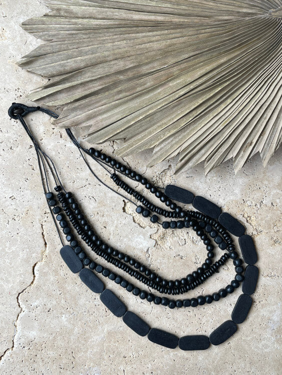 Necklace - Hanalei Black