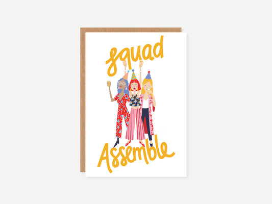 Greeting Card - Squad Assemble