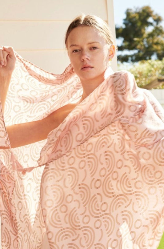 Geometric Print Scarf