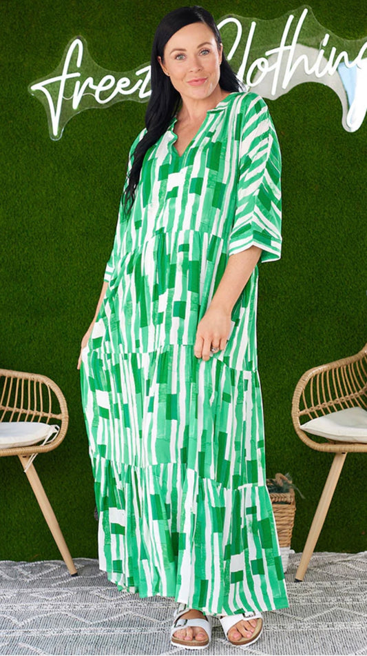 Asha Maxi Dress - Emerald