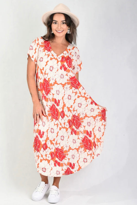 Harbour Dress - Maui Sunset a