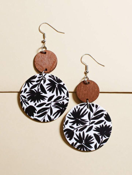Monochrome Dangle Earrings