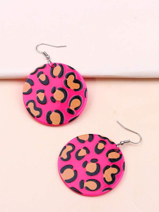 Hot Leopard Dangle Earrings